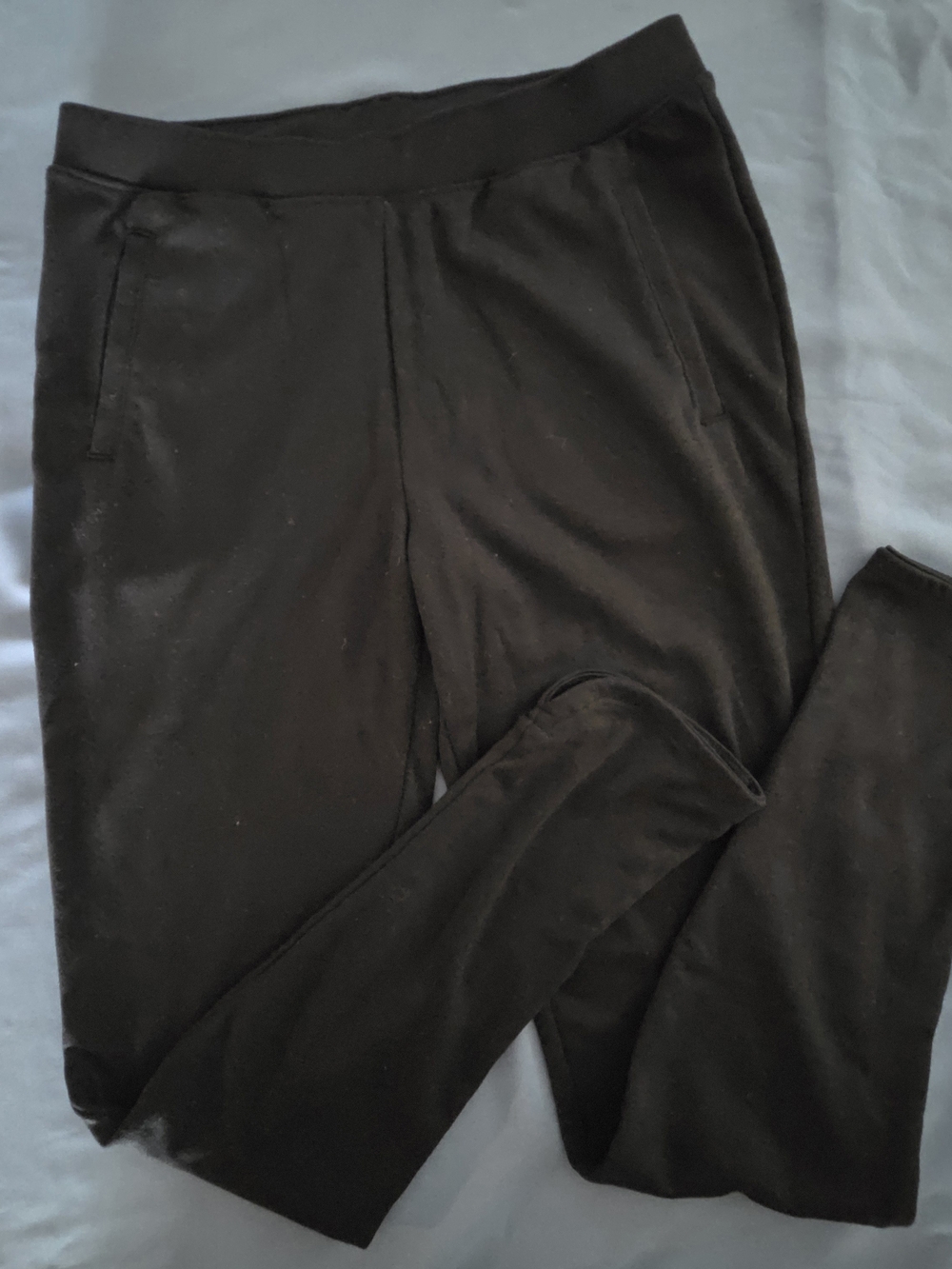 Cat & Jack Black Pull-On Ponte Leggings Size XL 14-16
